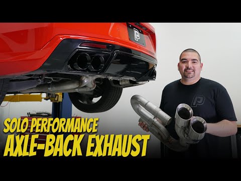 Solo Performance Exhaust Install 2017 Camaro SS - Phastek Install