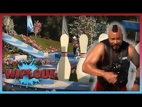 Mr. T Lookalike Takes On The Wipeout Course | Wipeout