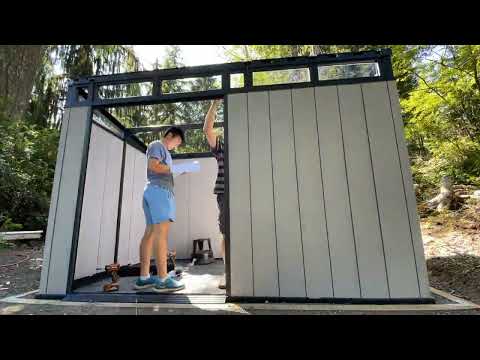 Keter Artisan 11x7 Shed Build - Time Lapse