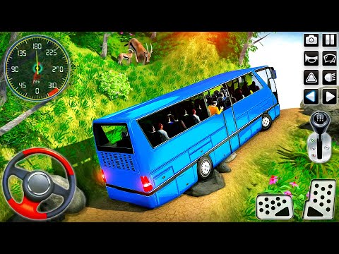 Offroad Bus Driving Simulator 3D - Mountain Uphill Coach Bus Driver - Android GamePlay