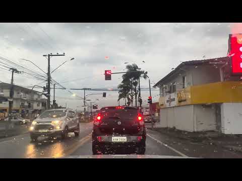 Passeando em garuva SC de carro em santa catarina pela primeira vez indo para itapoá, pequenas lojas
