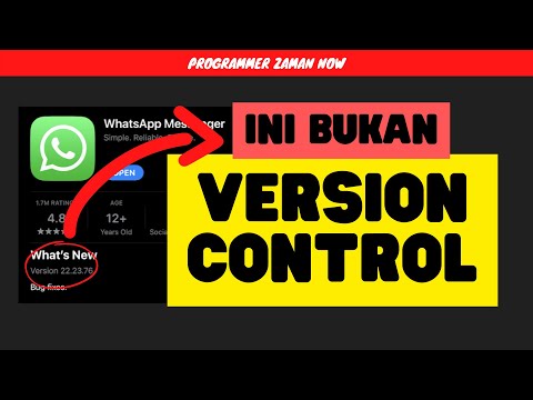 Software Versioning itu bukan Version Control