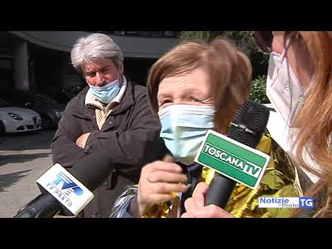 2021-03-05 PRATO - INCENDIO PALAZZINA, RESIDENTI,  ABBIAMO AVUTO PAURA