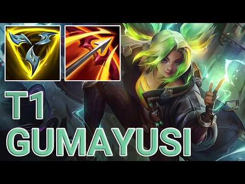 T1 Gumayusi Zeri ADC VS Aphelios | KR Challenger Patch 13.10
