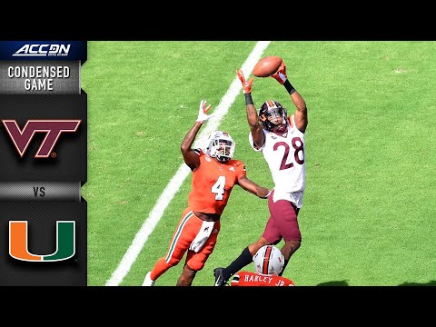 The Exciting Game between Miami and Virginia Tech