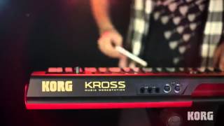 Video thumbnail for Korg Kross 88 Music Workstation Keyboard at Soundsliveshop.com by SoundsLiveShop