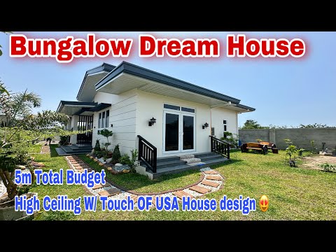 5M budget Bungalow dream house ng ating subscribers from USA / sobrang ganda Ng design High ceiling