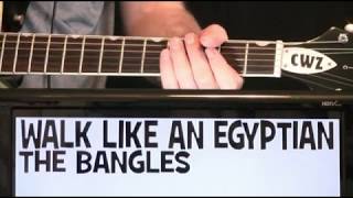 The Bangles Walk Like An Egyptian Guitar Chords Lesson & Tab Tutorial