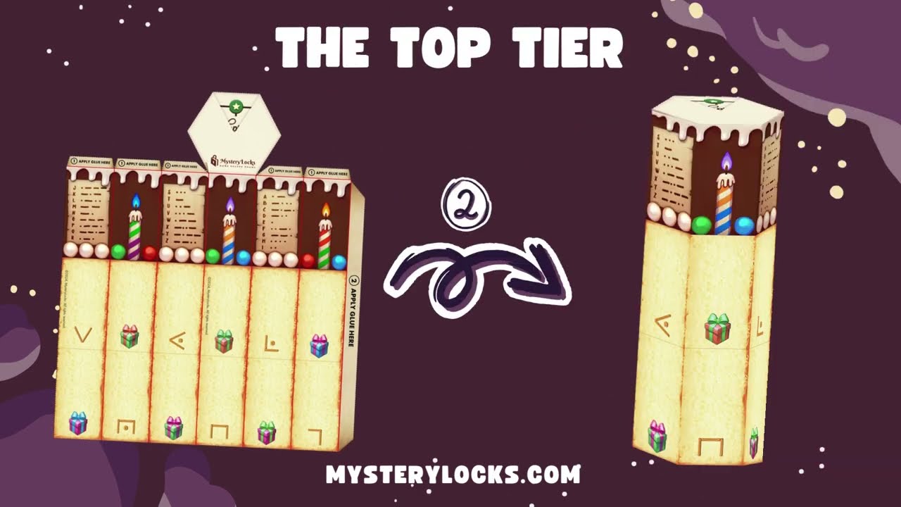 The Birthday Cake DIY Escape Room Set-Up Instructions |  MysteryLocks Home Escape Rooms