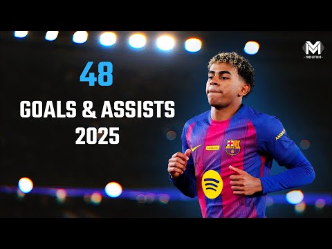 Lamine Yamal - All 48 Goals & Assists In 2025 | 4K