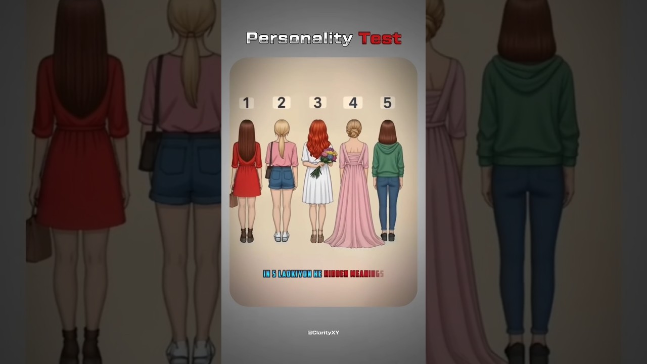 “Choose One Girl & Know Your Personality 🧠”