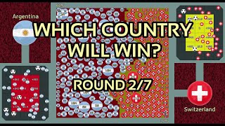 Multiply or Add or Release - Territory War between Argentina and Switzerland - round 2/7