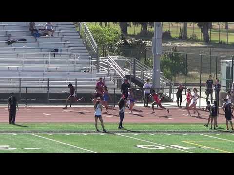 FSG 4x100m at Sunset League Finals 5-4-18 - Los Alamitos Girls