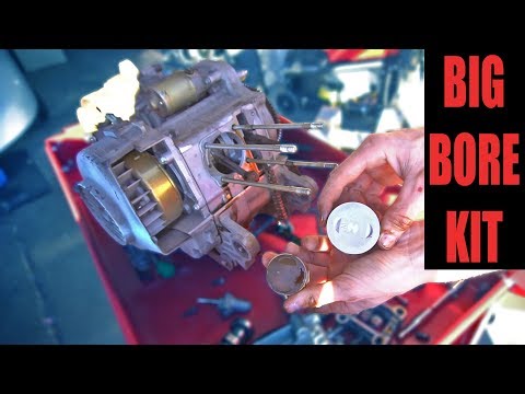 100cc BIG BORE KIT INSTALL ON 50cc SCOOTER
