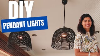 DIY Pendant Lights | No Hardwiring | Easy to Install Lights
