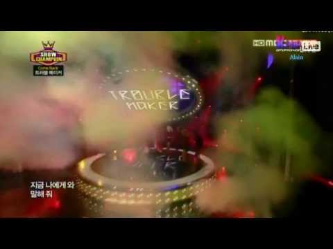 131030 Trouble Maker - Now - Show Champion - Hyuna & Hyunseung