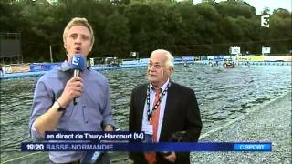 preview picture of video 'C Sports dans le JT soir dimanche en direct du Championnat du Monde de Kayak polo à Thury-Harcourt'