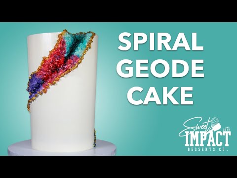 Making a Geode Cake #Shorts