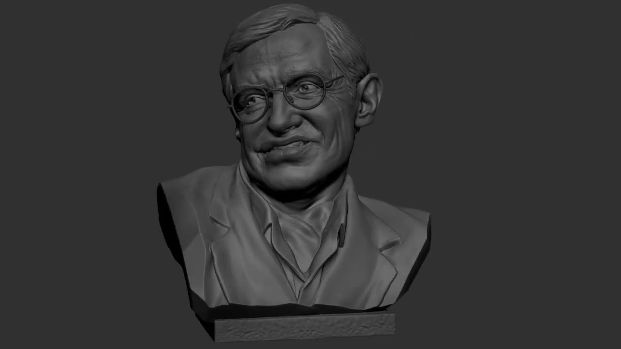Stefan Hawking 3D printmodel
