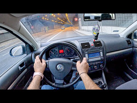Thumbnail for 2006 Volkswagen Jetta Bora Vento Sagitar Mk5 [1.9 TDI 105 hp] |0-100| POV Test Drive #2172 Joe Black by Volkswagen, Front-wheel drive, Car