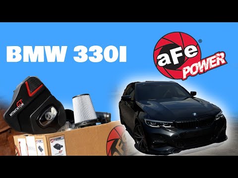 2023 BMW 330i Intake AFE + AWE Cat back exhaust system. **INCREDIBLE** Inline 4, 255 HP