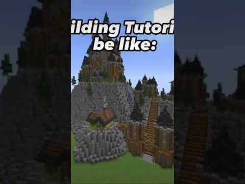 Building tutorials be like: #meme #minecraft #mine