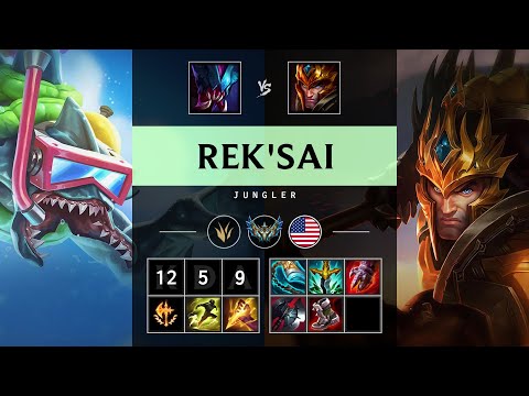 Rek'Sai Jungle vs Jarvan IV - NA Challenger Patch 25.12