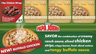 Papa Johns Menu Demo