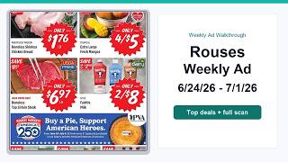 Rouses Weekly Ad (6/24/26 - 7/1/26) Top 10 Deals