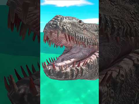 MEGA MOSASAURUS vs GUNDAM - Animal Revolt Battle Simulator