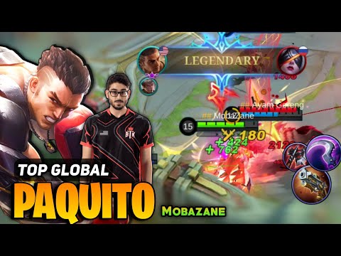 Mobazane Paquito Legendary Gameplay [ Top Global Paquito Best Build ] Mobile Legends