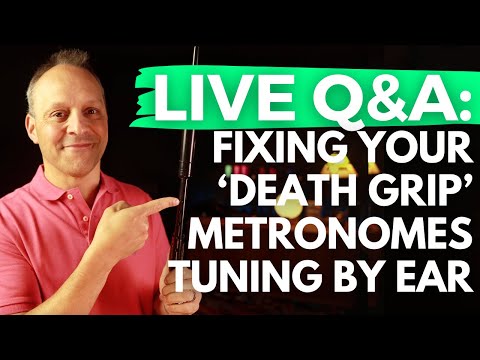 Fixing the Death Grip, Tuning Bagpipes by Ear, Playing with the Piper's Metronome — Live Bagpipe Q&A