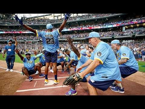 Prince Fielder, Keon Broxton and more Brewers GREATS participate in a Home Run Derby! 💪