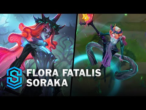 Flora Fatalis Soraka Skin Spotlight - Pre-Release - PBE Preview - League of Legends