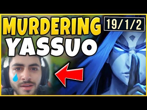 LITERALLY DESTROYING YASSUO (MOE) IN CHALLENGER! RANK 1 KAYN VS YASSUO - League of Legends