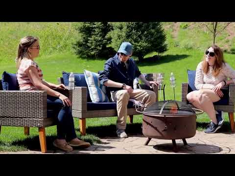 Cosmic Round Steel Wood Burning Fire Pit By Ultimate Patio