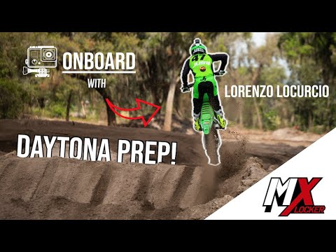 GoPro Onboard: Lorenzo Locurcio - Daytona Supercross Prep at Moto Sandbox - MXLocker