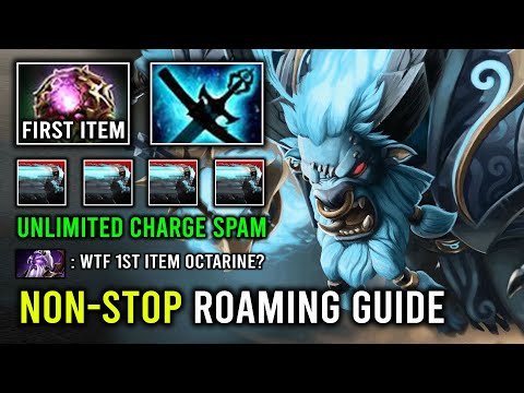 How to Mid & Roaming Spirit Breaker with 15Min Octarine Core Unlimited Charge Spam 7.33c Dota 2