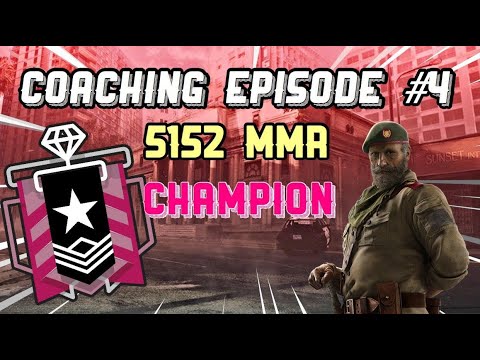 Coaching A Champ (5152 MMR Top 200 NA) - Rainbow Six Siege Analysis (PS4)