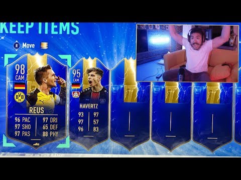 11 TOTS PLAYERS IN 1 PACK!! INSANE TOP 100 REWARDS!! FIFA 19
