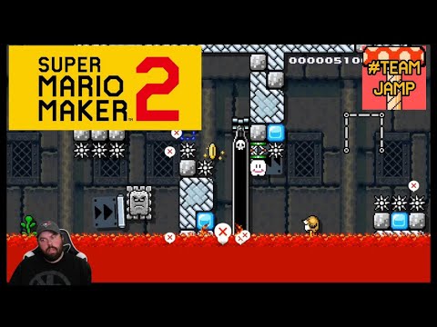 JAMPING through the snow // Team Jamp [Mario Maker 2]