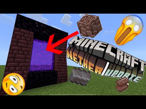 | MCPE | How to Make a Portal to the Nether Update Dimension (Minecraft: Pocket Edition) [GONE META]