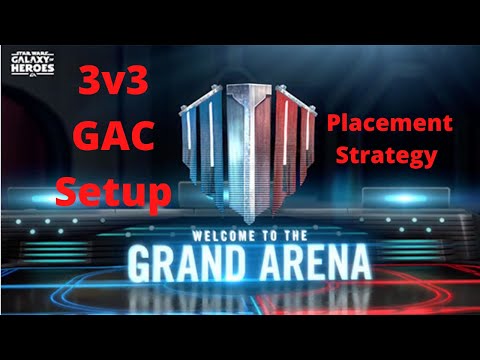 First Look At 3v3 Grand Arena. How To Setup GAC For Midgame Players | SWGOH
