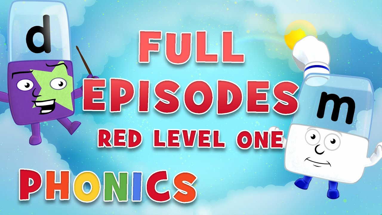 Alphablocks - Red Level One | Full Episodes 4-6 | #HomeSchooling | Learn to Read #WithMe