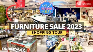 Shopping in Dubai Vlog!! Furniture Shop - SALE 2023! | Pan Emirates New Products + Decor | Dubai 4K