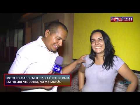 ROTA DO DIA 10 10  Moto roubada em Teresina eÌ recuperada em Pres. Dutra-MA