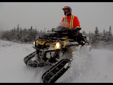 First ride - Can Am Outlander 650 on Apache 360 Tracks