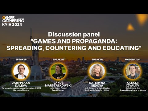 Discussion panel "Games and Propaganda: spreading, countering and educating"