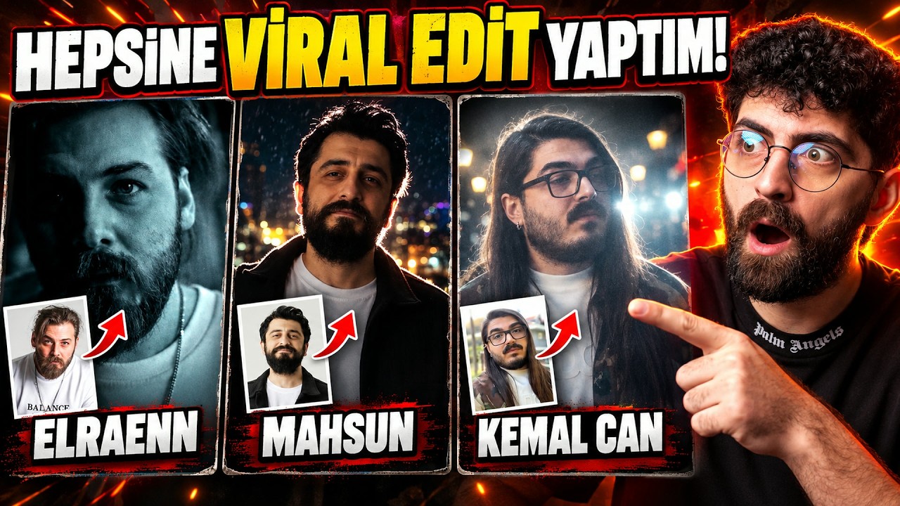 İnfluencerlara Viral Video Yaptım! "Elraenn, Kendine Müzisyen, Rraenee, Tuna Tavus, Behçet Yalın..."
