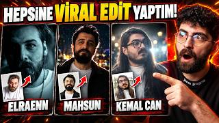 Influencerlara Viral Edit! "Elraenn, Kendine Müzisyen, Rraenee, Tuna Tavus, Behç
